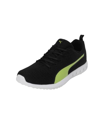 Puma Men's Dwane Walking Shoe, Puma Black-Nrgy Yellow, 9