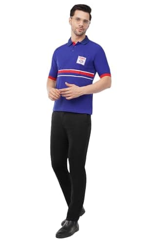 HPCL Hindustan Petroleum Official Uniform Nozzle Man Pant – Navy Blue Formal Workwear (in, Numeric, 36, Regular)