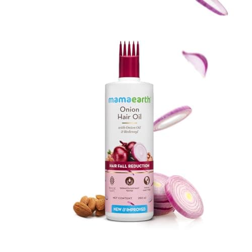 Mamaearth Onion Hair Oil for Men & Women with Onion & Redensyl for Hair Fall Control, Hair Growth Oil for Hair Fall - 250ml 2