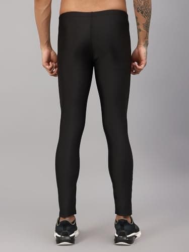 Vector X COMBAT-002 Men's Compression Pant|Legging|Full Length Bottom Tights|Lower For Gym Sports Workout, Running, Swimming, Cycling, Yoga|Base Layer Quick Dry Moisture-Wicking Active Wear(XXL) Black 2