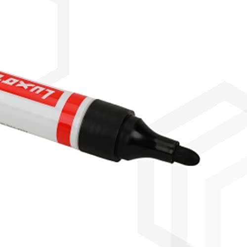 Luxor Whiteboard Marker Pen, Black - Pack of 10 - Perfect for Clear, Smooth Writing on Whiteboards 3