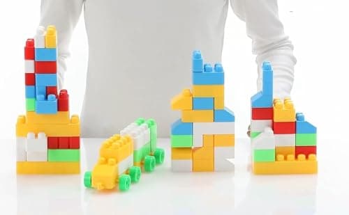 Humming Bird Kid's 80 Pcs Big Mega Sized Blocks Toys Building and Construction Block Set for Children Boys and Girls (Multicolor) 5