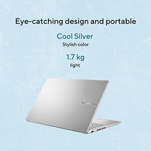 ASUS Vivobook 15, Intel Core i7 13th Gen 13620H, 16GB RAM, 512GB SSD, FHD 15.6", Windows 11, Office Home 2024, Cool Silver, 1.70kg, X1502VA-BQ837WS, Intel UHD iGPU, M365 Basic (1Year)* Laptop 5