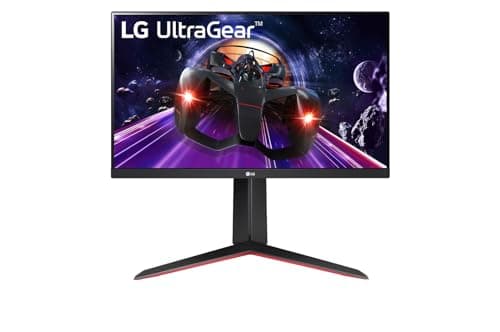 LG Ultragear 24GS65F 24 inch Full HD (1920 X 1080) IPS Panel Gaming Monitor, 1ms, 180Hz, HDR 10, NVIDIA G-Sync Compatible, AMD FreeSync, Height/Pivot/Tilt Adjustable Stand, DP & HDMI Port.