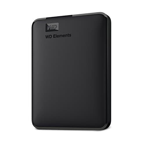 WESTERN DIGITAL WD 6TB Elements Portable Hard Drive for Windows, USB 3.2 Gen 1/USB 3.0 for PC & Mac, Plug and Play Ready - WDBHJS0060BBK-WESN