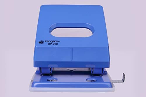 Kangaro Desk Essentials DP-700 2 Hole Heavy Duty Metal Paper Punch | Removable Chip Tray | 36 Sheets Capacity | Office Essentials | Pack of 1 | Color May Vary 2