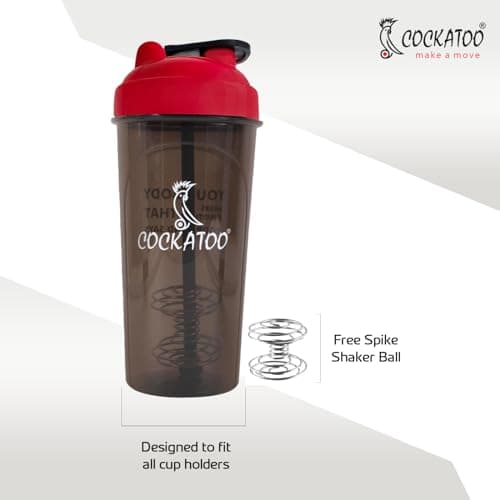 Cockatoo CS-01 Plastic Shaker Bottle (Red, 700 Milliliters) 5