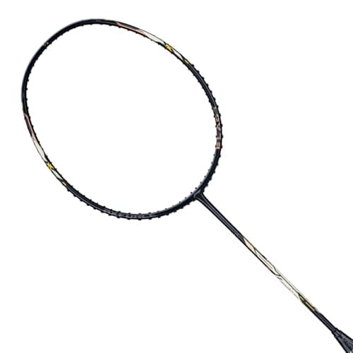 Li-Ning AxForce Blast Strung Carbon Fibre Badminton Racket with Full Cover | 5U | Ultimate Smash Badminton Racket with Sonic Boom Acceleration | Max Tension : ≤31 lbs, White/Blue Sapphire 2