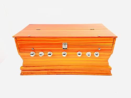 KHALSA MUSICAL 7 Stopper good sound Harmonium- Mahangony (39 Keys Carry Bag