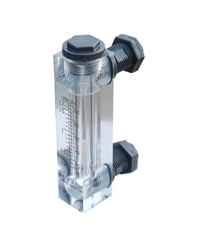 IONIX Rotameter 100 LPH Flow Rate 1/2" INCH IN OUT PANEL MOUNT 2