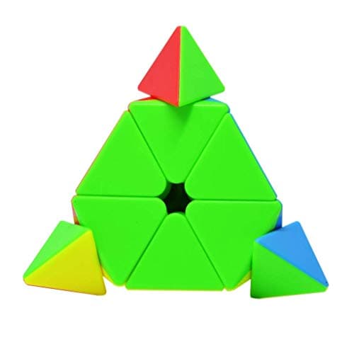 TinyPlay Pyramid Cube Brain Teaser | Triangle Speed Cube Puzzle Toy for Kids & Adults 6+ Years | 3D Logic Puzzle for Travel & Brain Training 2
