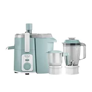 Havells Hexo Punch 900W Juicer Mixer Grinder with 2 Jars|304SS Juicing Mesh|100 min Run Time|Large Size Pulp Container|1.75L Blending Jar|Body Lock Mechanism|5 Yr Warranty on Motor(Mint Green & White)