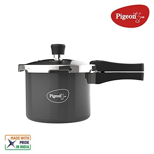 Pigeon Hard Anodised Pressure Cooker Outer Lid with Induction Base 2.5 Litre 4