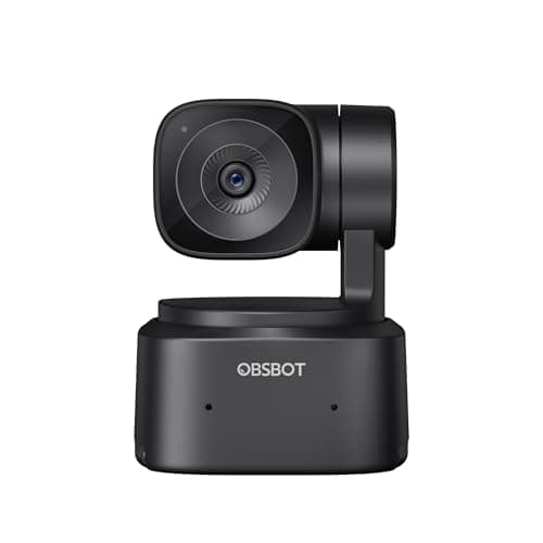 OBSBOT Tiny SE AI-Powered PTZ Webcam, FHD 1080p@100FPS | 1/2.8″ Sensor, AI Auto Tracking, Gesture Control, 4X Zoom, Staggered HDR, Noise-Cancelling Mic | Webcam for Streaming & Video Calls