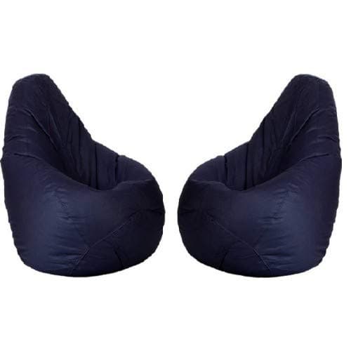 caddyFull XXL Bean Bag Without Beans (Navy Blue) (Pack of 2)