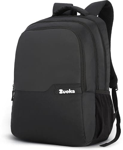 Zuoka Unisex Laptop/Casual/Office/School/Collage/Travel Bag/Backpack For Men,Women,Boys,Girls 30 L (Black)