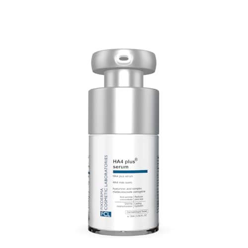 FCL 5% Hyaluronic Acid HA4 Plus Serum for dry skin, Serum for open pores reduces fine lines and wrinkles, Improves the elasticity of the skin - 15ml (Pack of 1)
