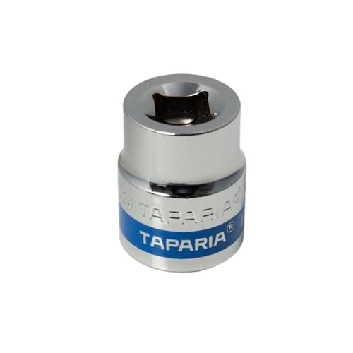 Taparia 1/2" Square Drive Socket (24 mm)- 12 Point or Bi Hex sockets for std Nuts and Bolts Compatible W/Ratchets, L Handles, Wrenches, Power Tools-Automotive & Mechanical work-DIY