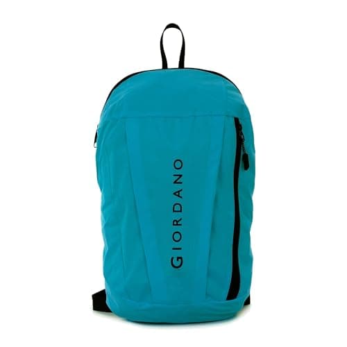 Giordano Unisex 8 Litre Daypack | Durable Polyester | Padded Slim Adjustable Shoulder Straps | Lightweight & Compact for Everyday Use | TEAL