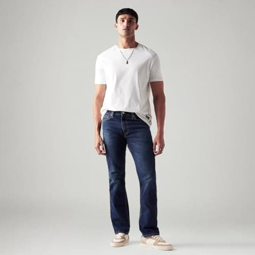 Levi's Men's 517 Dark Indigo Bootcut Fit Mid-Rise Jeans 5
