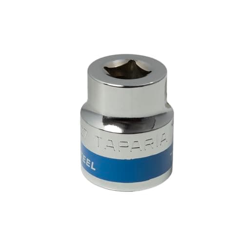 Taparia 1/2" Square Drive Socket (27 mm)- 12 Point or Bi Hex sockets for std Nuts and Bolts Compatible W/Ratchets, L Handles, Wrenches, Power Tools-Automotive & Mechanical work-DIY