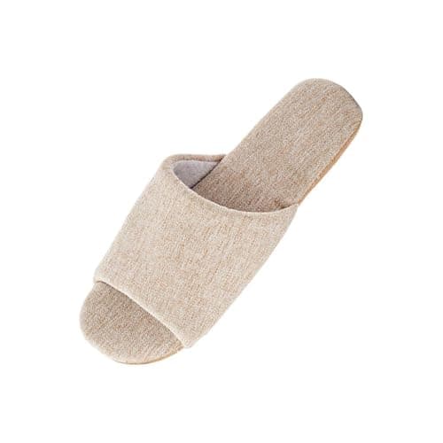 HEAVENGLOW House Slippers Cotton Linen for Men Women Japanese Home Slippers Slides Beige 42 43|Clothing, Shoes & Accessories|Womens Shoes|Slippers|Package Includes:1 Pair of Indoor Slippers