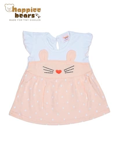 Happiee Bears Baby Girl Cotton Top & Bloomer Set – Summer Outfit for 18–24 Months | Infant & Toddler Girl Dress Combo | Soft Pure Cotton Clothes | Made in India (SG112) 4