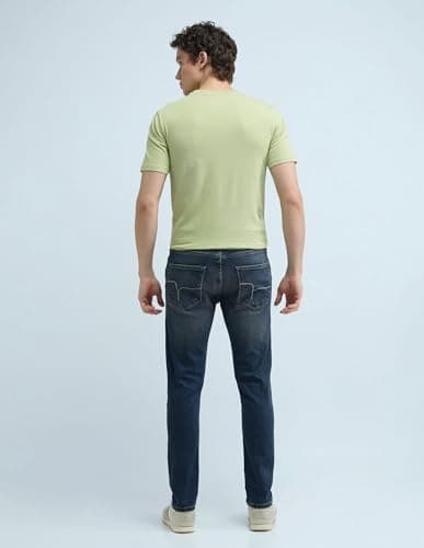 Flying Machine Indigo Solid Slim Fit Men Jeans 5