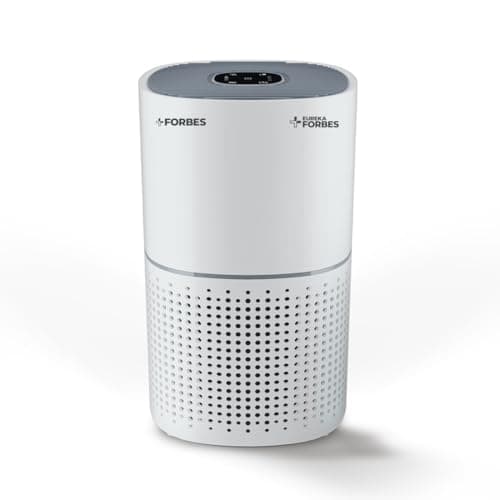 Eureka Forbes Air Purifier 230|True HEPA H13 Filter & Surround 360° Air Intake Tech(Approx. 1.5-2 Yrs)| Removes 99.97% PM2.5, Dust & Allergens| 4-Stage Purification|Coverage 310 Sq. Ft|Sleep Mode
