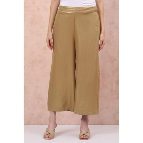 Rangriti Women Gold Printed Palazzo_L 5