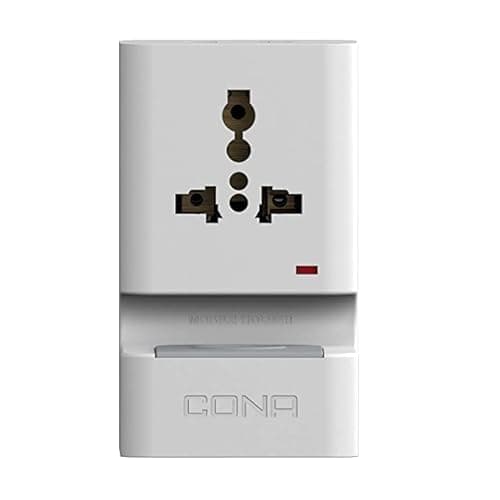 CONA Standy Multiplug 3 in 1 - (White) - Multiplug with Stand, 125 Volt 2