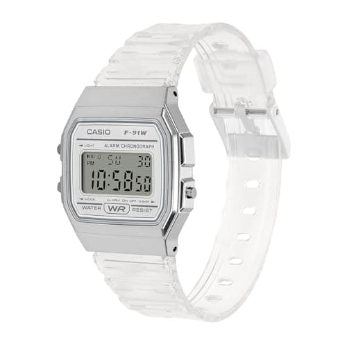 Casio Youth F-91WS-7DF Digital Clear Watch Unisex (D359) 2