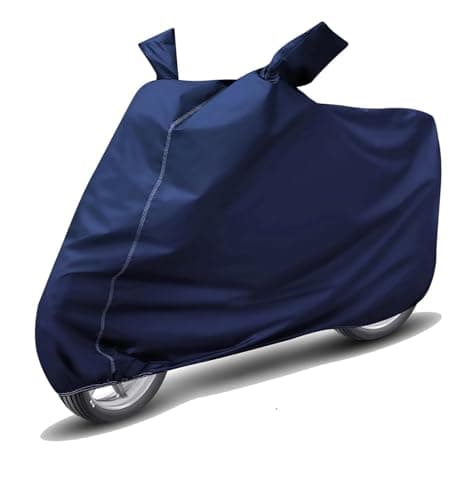 Auto Hub 100% Waterproof Scooty Bike Cover, Dustproof, UV Protection Bike Body Cover for All Two Wheeler Scooter Scooty Activa Size - Blue