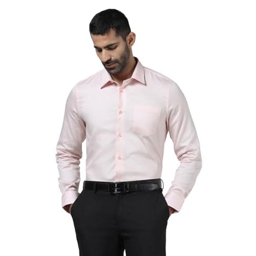 Blackberrys Men India Slim Fit Formal Shirt Pink