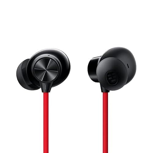 Original Bullets Wireless Z2 in-Ear Neckband, 12.4mm Drivers, 3D Spatial Audio, 10 Min Charge 27H Playtime, AI Noise Cancellation, BT5.4, [Red] Color 4