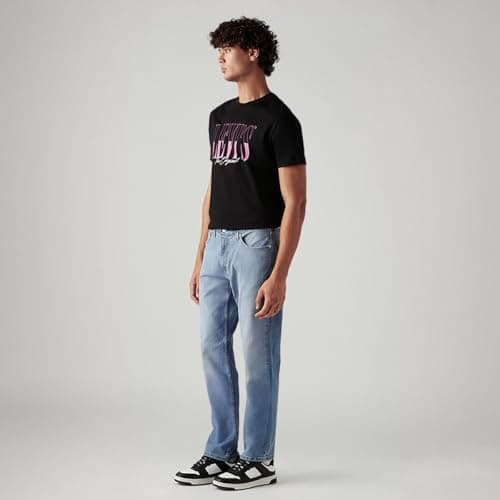 Levi's Men's 541 Light Indigo Tapered Fit Mid-Rise Jeans 3