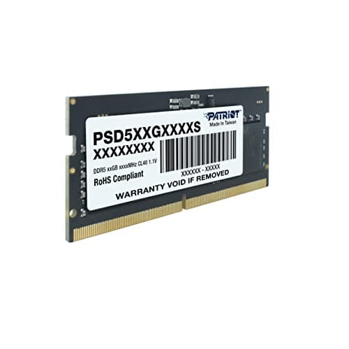 Patriot Memory Signature Line DDR5 16GB (1 x 16GB) 5600MHz SODIMM Single PSD516G560081S 3
