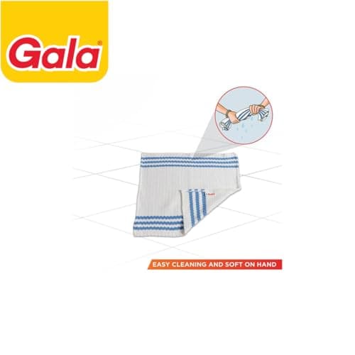 Gala Microfiber Advance Floor Cleaning Cloth(Pocha) for Mopping - White, Pack of 2 (163054) 5