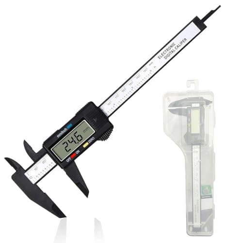 Inditrust New Digital vernier Caliper, 0-6 inches Caliper with Large LCD Screen, Auto - Off Feature, Inch and Millimeter Conversion Measuring Tool, Perfect for Household with Plastic case