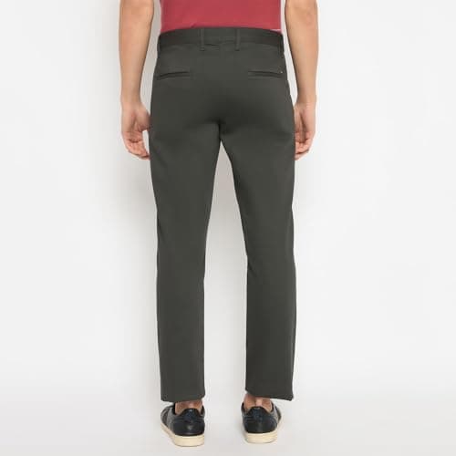 Duke Urban Men Cotton Chinos Trousers (SDT4595_D.Grey_38) 4