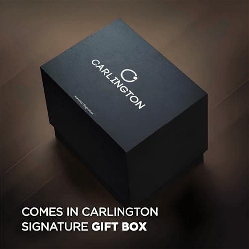 Carlington Iconic Analog Watches for Women with Premium Stainless Steel Mesh Strap - CT 2041 6