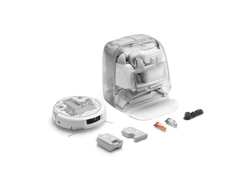 DJI ROMO P Robot Vacuum Cleaner with 25000Pa Suction, LiDAR Navigation, Self-Emptying & Self-Cleaning Dock, Smart Mop System, Obstacle Avoidance