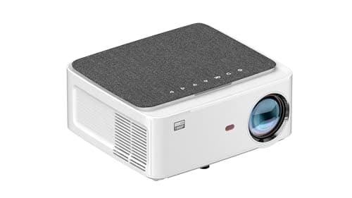 Play Full HD Native 1080P Big Screen 5G WiFi, 8000lm Remote Controller Android 3D Home Office Projector (White) 4