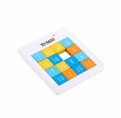 TOYNEXA Number Sliding Magnetic Puzzle 4x4 | Toys for 6-10 Years Old Boys & Girls | 15-Blocks Brain Teaser Puzzle Game for Kids | Educational, Learning, Activity Toy for Return & Birthday Gifts