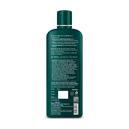 Dr Batra's Hair Fall Control Shampoo with Watercress, Indian Cress Extract & Thuja | Helps Reduce Hair Fall & Strengthen Hair | Anti Hair Fall Shampoo for Men & Women | Gentle Daily Use Hair Care | 50 3