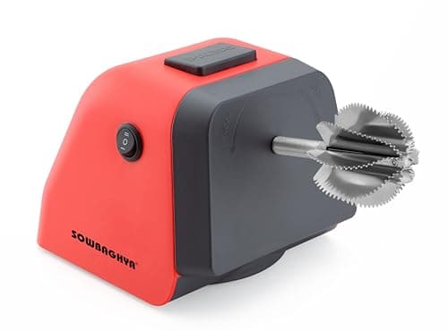 Sowbaghya Coco 2-in-1 Electric Coconut Scraper & Knife Sharpener | Powerful Motor | Fresh Coconut Grating at Home | Compact & Easy to Clean | 1 Year Warranty