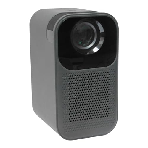 XElectron C8 Plus Smart Projector, 1080P Full HD Resolution | 8400 Lumens | 4K Support | Remote Focus, HDMI, USB, Dual Wi-Fi, Bluetooth & USB | 4D Keystone, PreLoaded Apps, Android TV | Voice Remote