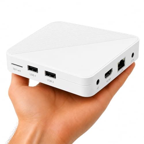 Android Box 4K Ultra HD | Android v10 / v13 | 2GB RAM, 16GB ROM | Dual Band Wi-Fi | Bluetooth Remote | HDMI Smart Streaming Box 2