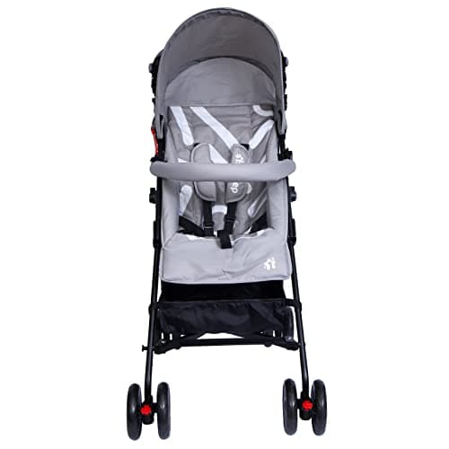 1st Step Jet Baby Stroller/Pram with 5 Point Safety Harness and Adjustable Handles (Grey) 5
