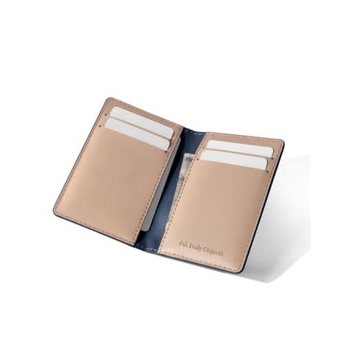 DailyObjects Hunter Space Blue Log Bi-Fold Wallet | Compact and travel friendly structure | Durable, contemporary, and sophisticated | Premium Pebbled Leather | Manufactured in India | For Men 5